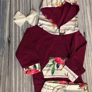 Matching Sets - Adorable floral baby 2 piece set Matching Sets - Adorable floral baby 2 piece set